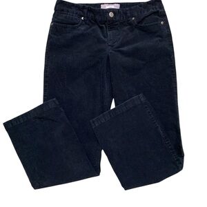 J. Crew Women's Black Corduroy Bootcut Pants, Size 32S. (petite) 12/14 Woman’s